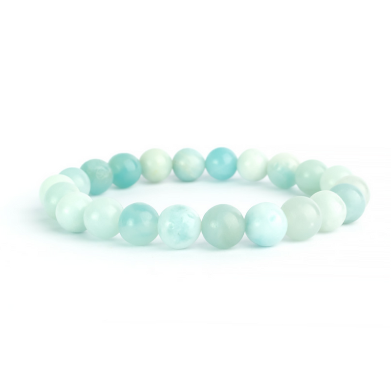 Bracelet Amazonite Pâle AB