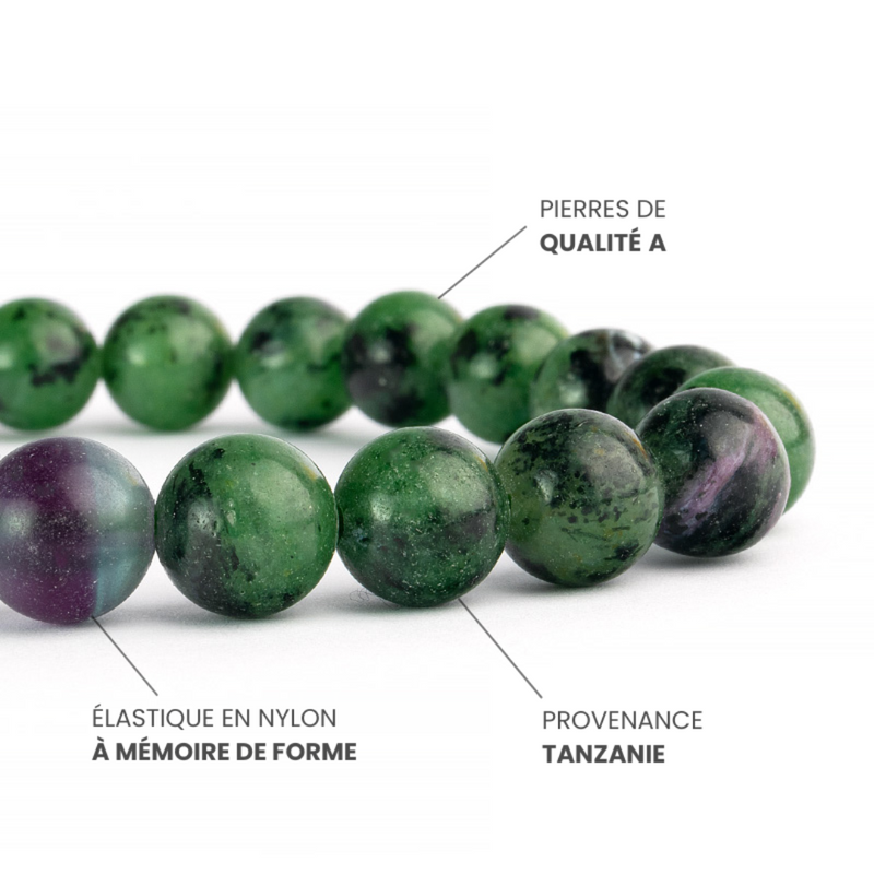 Bracelet Rubis Zoïsite A