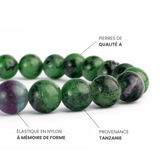 Bracelet Rubis Zoïsite A