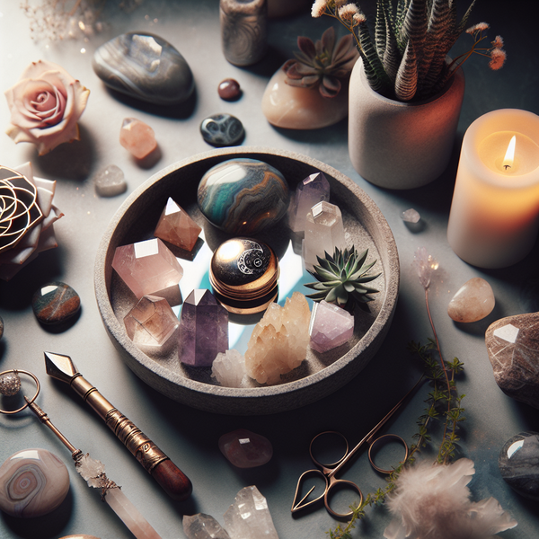 La lithothérapie et les rituels de pleine lune : purification et intention