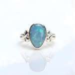 Bague ARTÉMIS - Opale Bleue