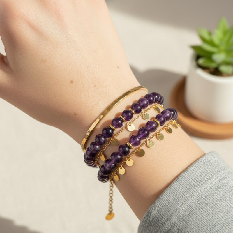 Bracelet AURA® - Améthyste A