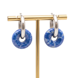 Boucles d'Oreilles Sodalite