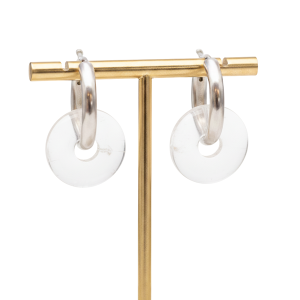 Boucles ORBIS Cristal de Roche