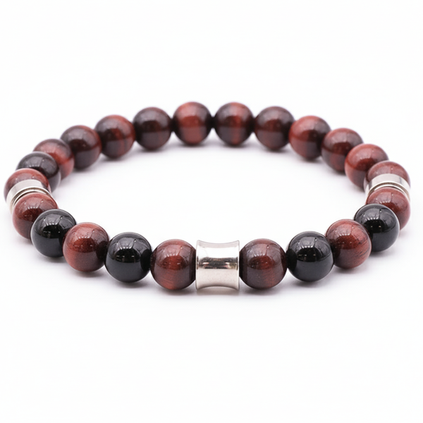 Bracelet ORION - Oeil de Taureau Onyx