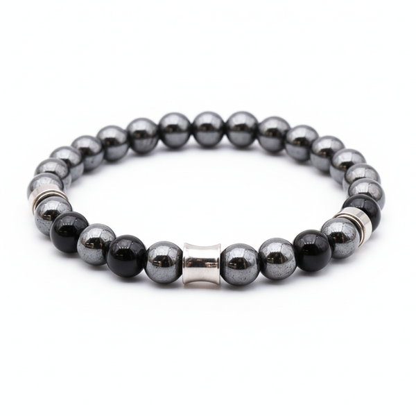 Bracelet ORION - Hématite Onyx