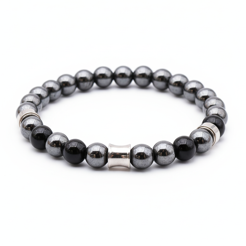 Bracelet ORION - Hématite Onyx