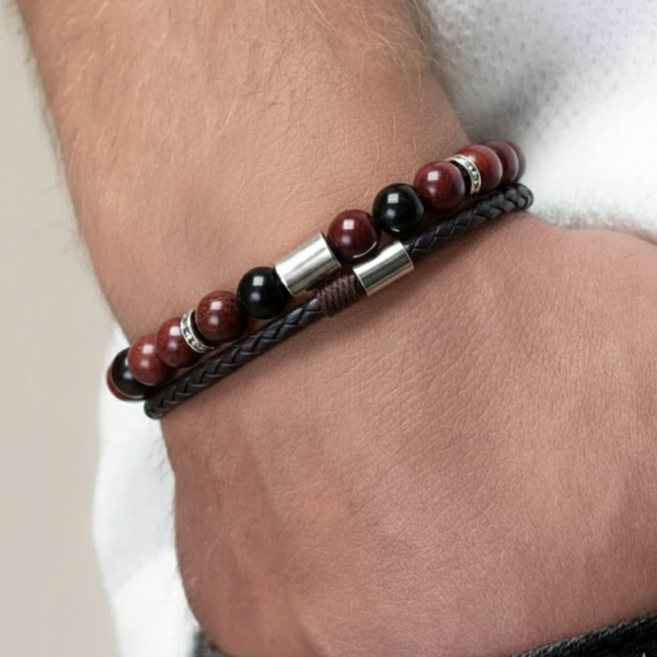 Bracelet ORION - Oeil de Taureau Onyx