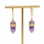 Boucles STELA Améthyste