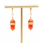 Boucles STELA Cornaline