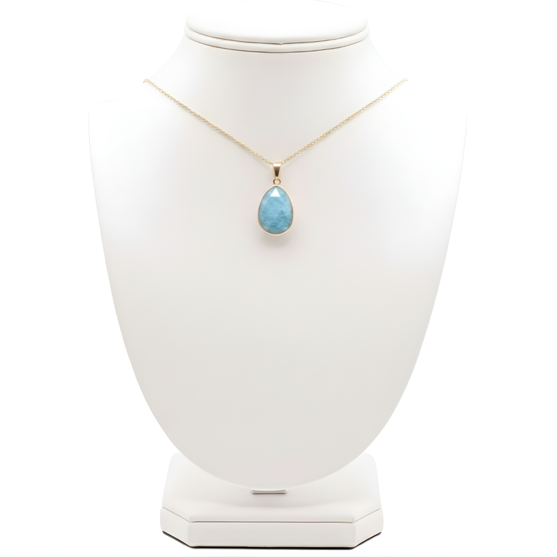 Pendentif Serti Amazonite