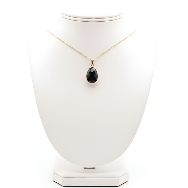Pendentif LUCIA Obsidienne Noire