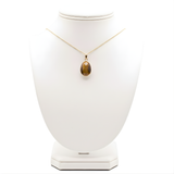 Pendentif Serti Oeil de Tigre