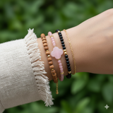 Bracelet Amaya® - Quartz Rose A