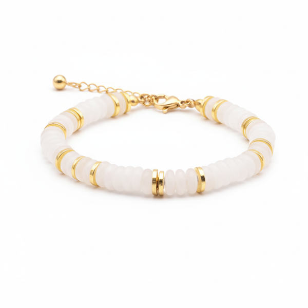 Bracelet Astra - Jade Blanc