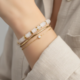 Bracelet Astra® - Jade Blanc
