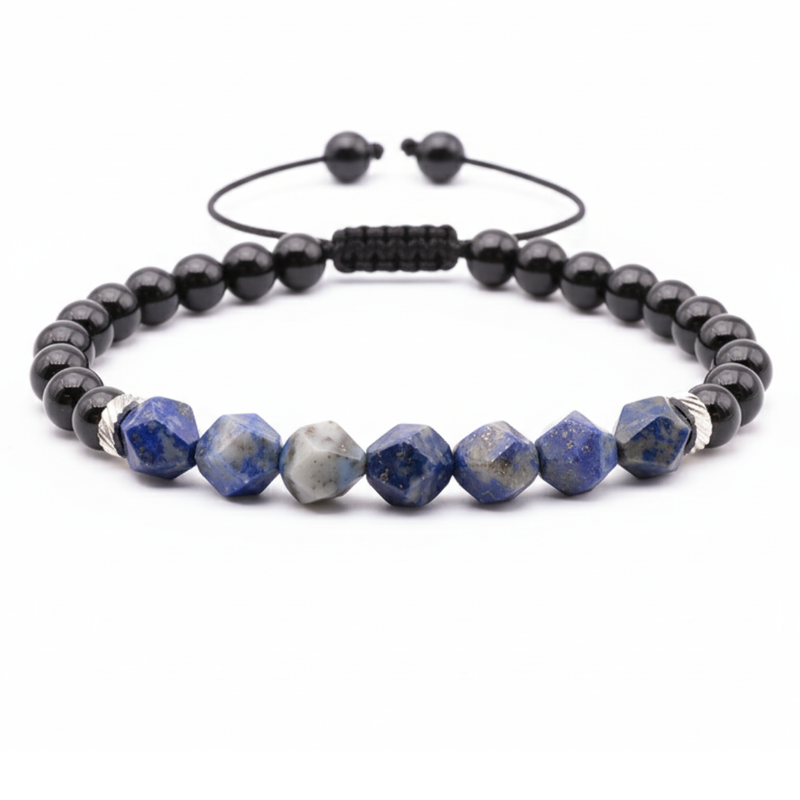 Bracelet HELIOS - Lapis Lazuli Onyx