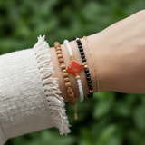 Bracelet Amaya® - Cornaline Péristérite A