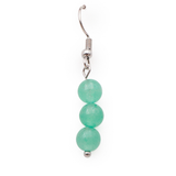 Boucles d'Oreilles 6mm - Aventurine Verte