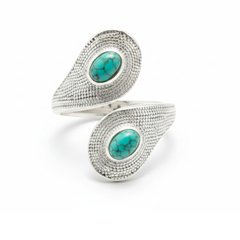 Bague SOLARA® Turquoise d'Afrique