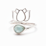 Bague SERENA® Aigue Marine