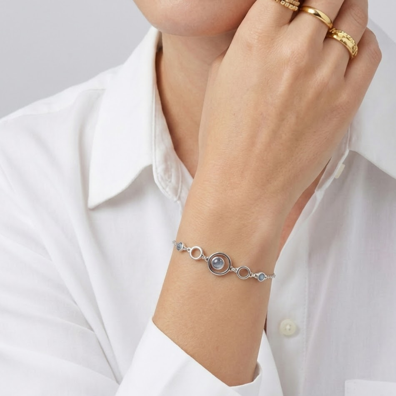 Bracelet ARTÉMIS - Opale Bleu