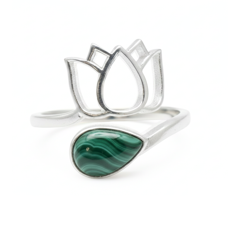 Bague SERENA® Malachite