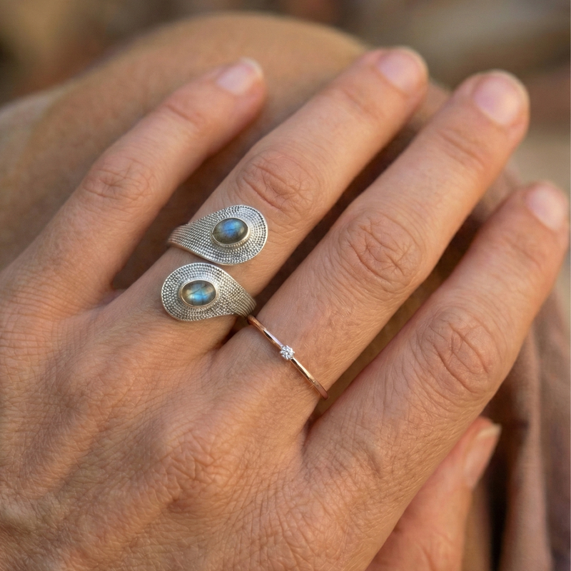 Bague SOLARA® Labradorite