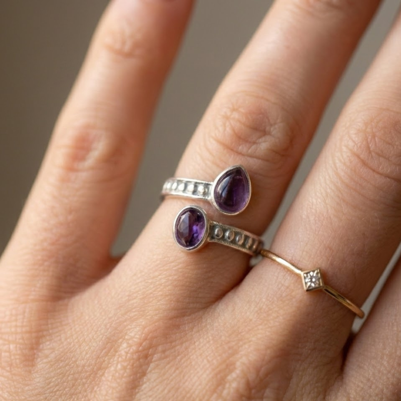 Bague ELYA® Améthyste