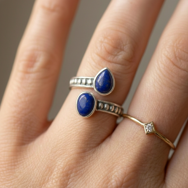 Bague ELYA® Lapis Lazuli