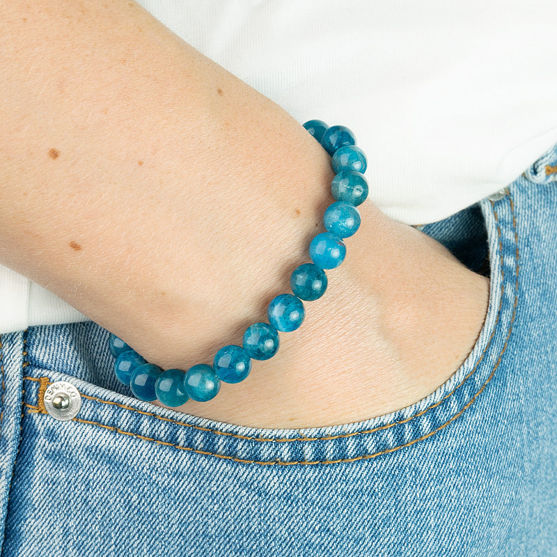 Bracelet Apatite Bleue AA