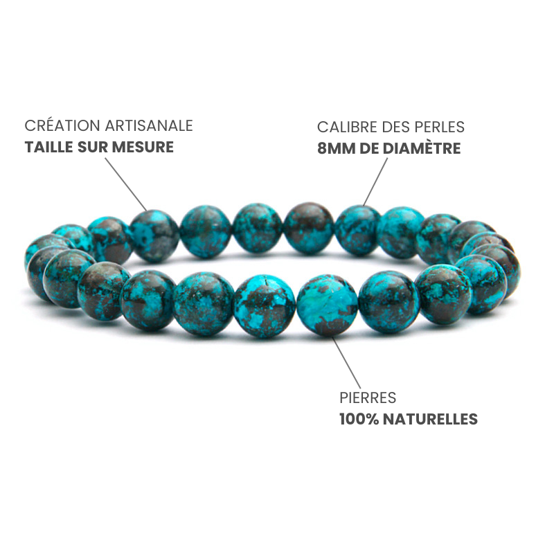 Bracelet Chrysocolle AAA