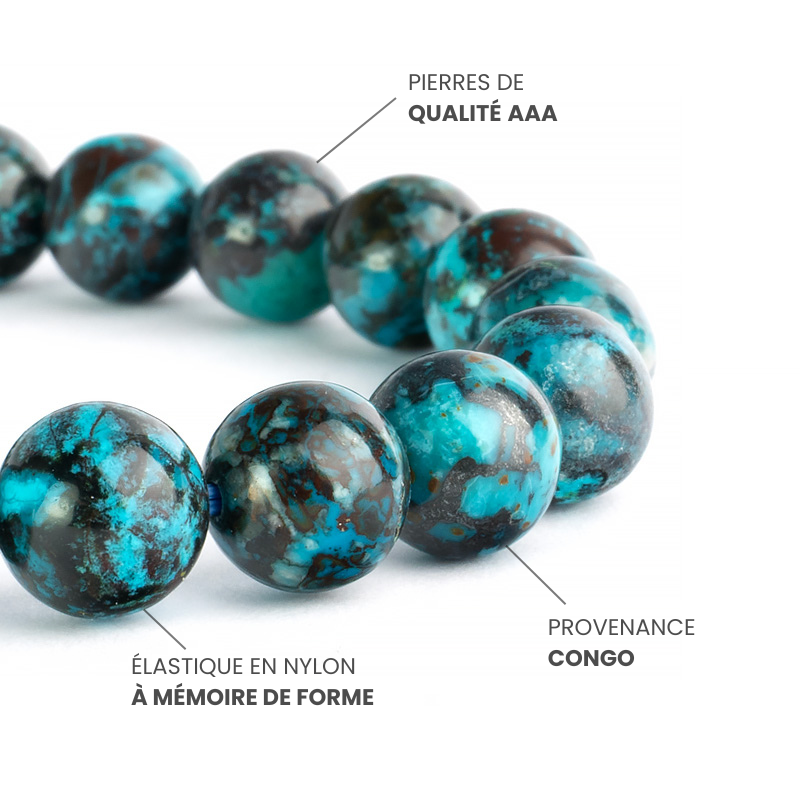 Bracelet Chrysocolle AAA