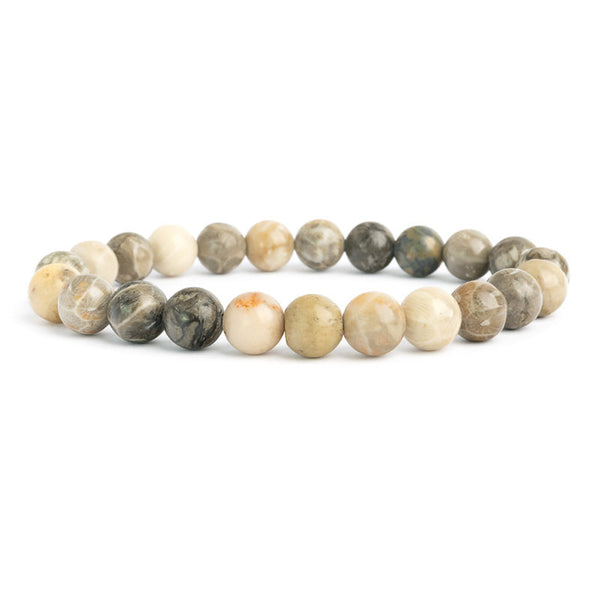 Bracelet Corail Fossile A