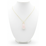 Pendentif Quartz Rose