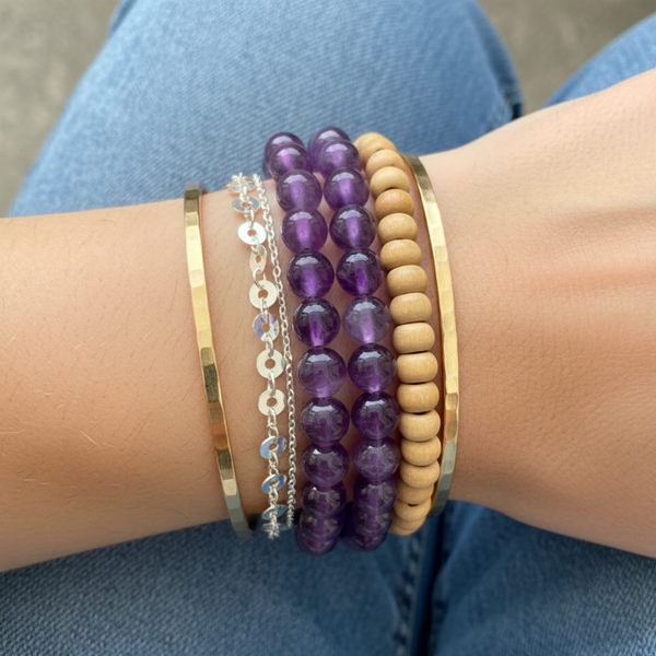 Bracelet Améthyste Brésil A