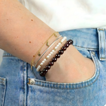 Bracelet Grenat Rouge Almandin AA