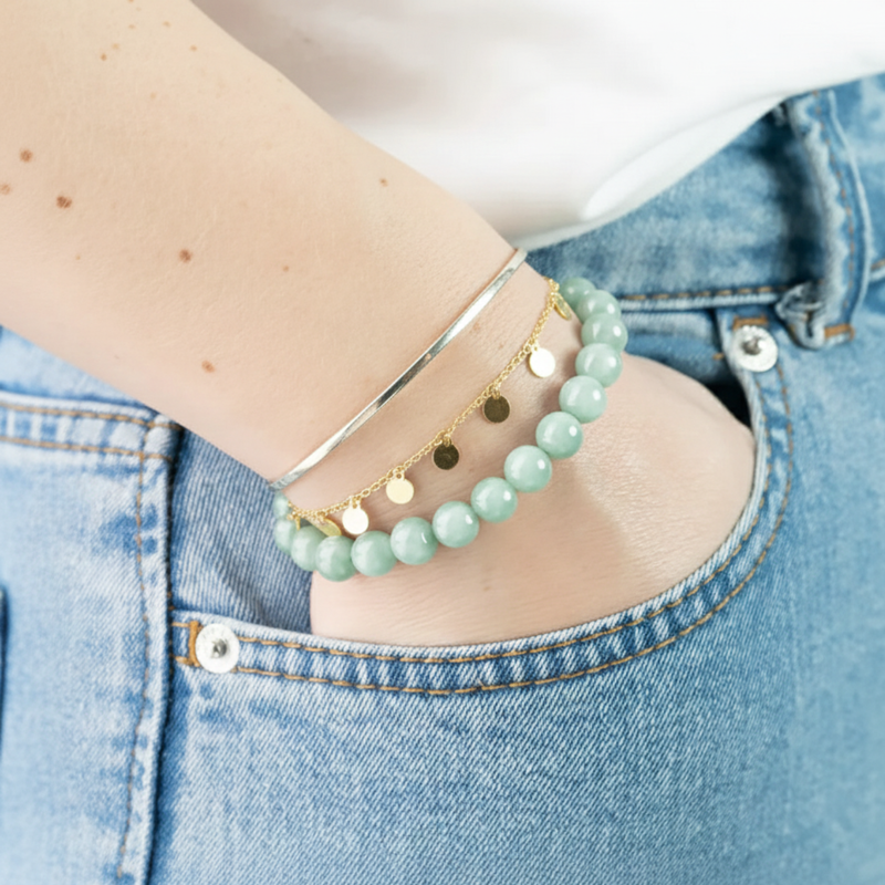 Bracelet Jade de Birmanie Impériale A+