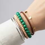 Bracelet Malachite AA