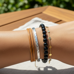 Bracelet Obsidienne Noire A