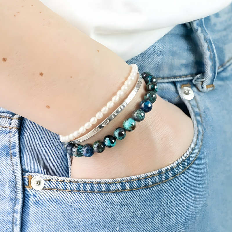 Bracelet Chrysocolle AAA