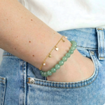 Bracelet Aventurine Verte A