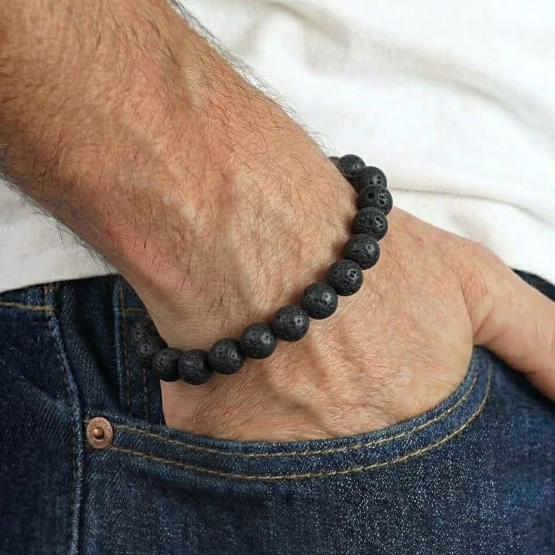 Bracelet Pierre de Lave A