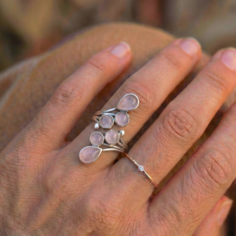 Bague LUMYA® Quartz Rose