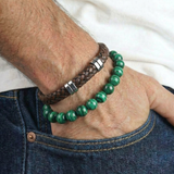 Bracelet Malachite AA