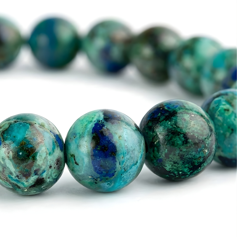 Bracelet Azurite Malachite AA