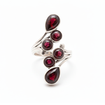 Bague LUMYA Grenat Rouge