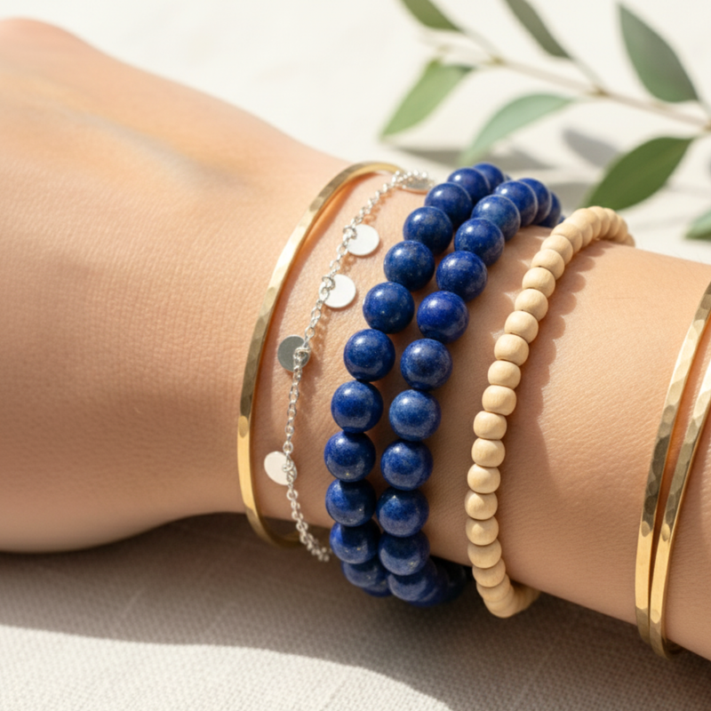 Bracelet Lapis Lazuli AA