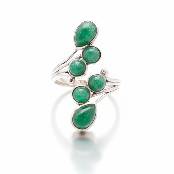 Bague LUMYA Aventurine Verte