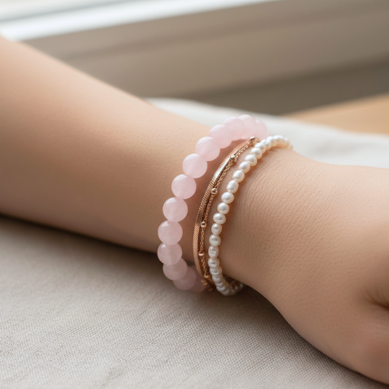 Bracelet Quartz Rose A